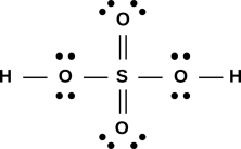 Lewis Dot Structure For H2so4.